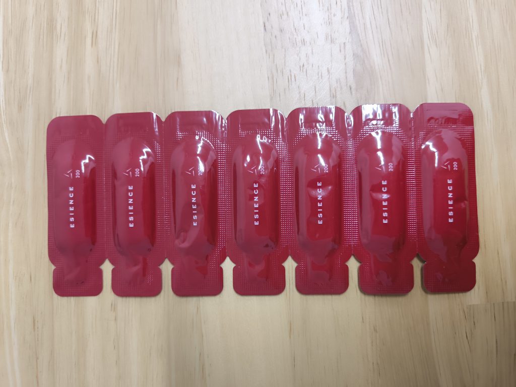 ダーマインショットの個包装パッケージ①