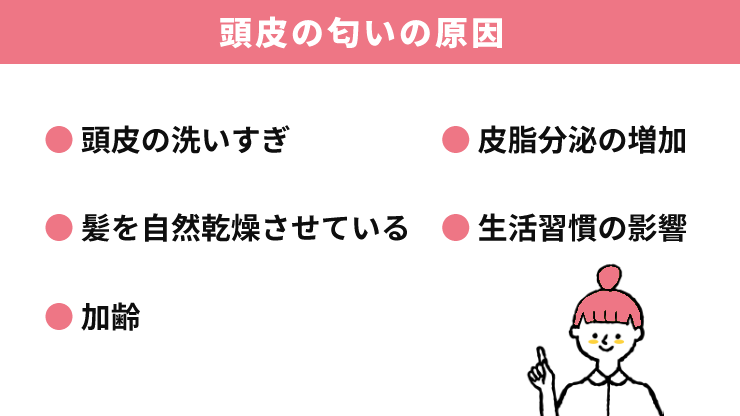頭皮の匂いの原因