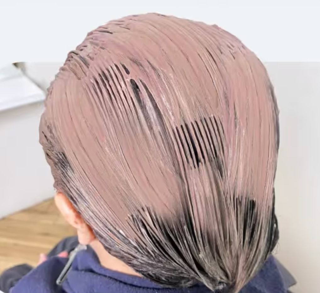 ビーリスエアリーカラーリングフォーム使用画像