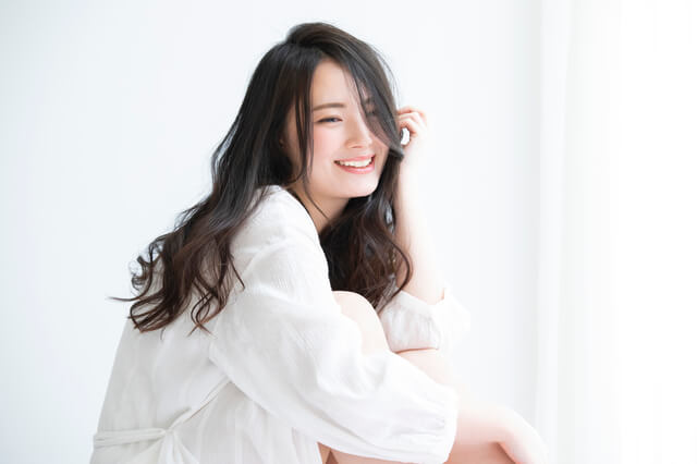 髪がキレイな女性