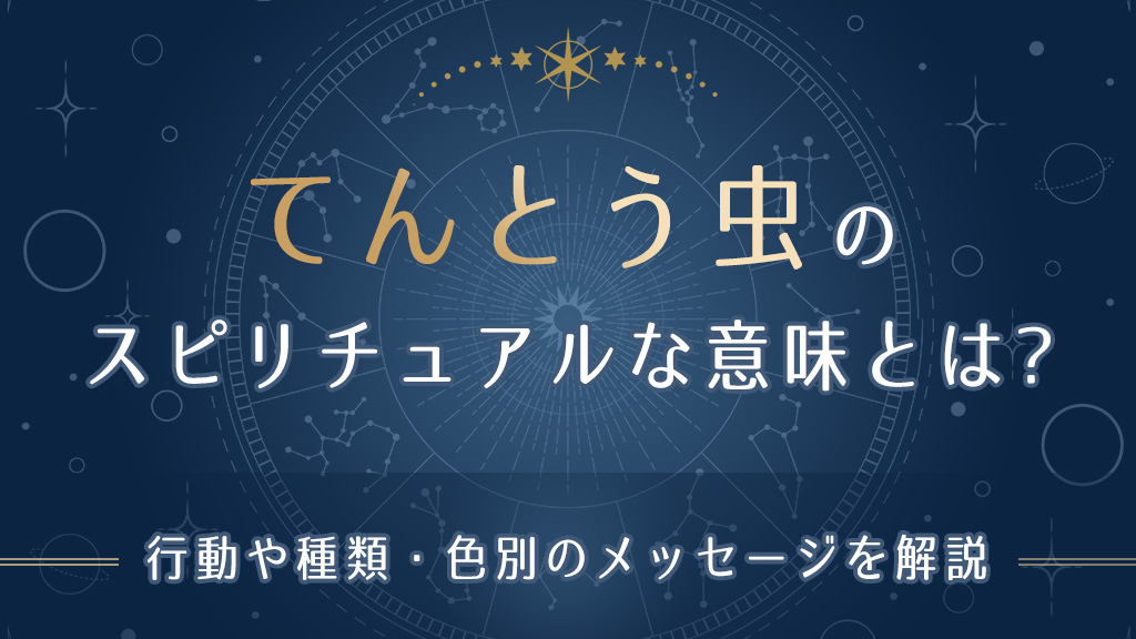 てんとう虫のスピリチュアルな意味とは-アイキャッチ