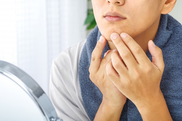 facial hair removal-pain-parts