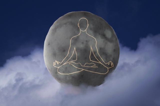 満月 瞑想