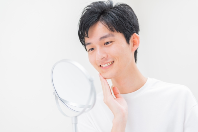 ニキビを気にする人